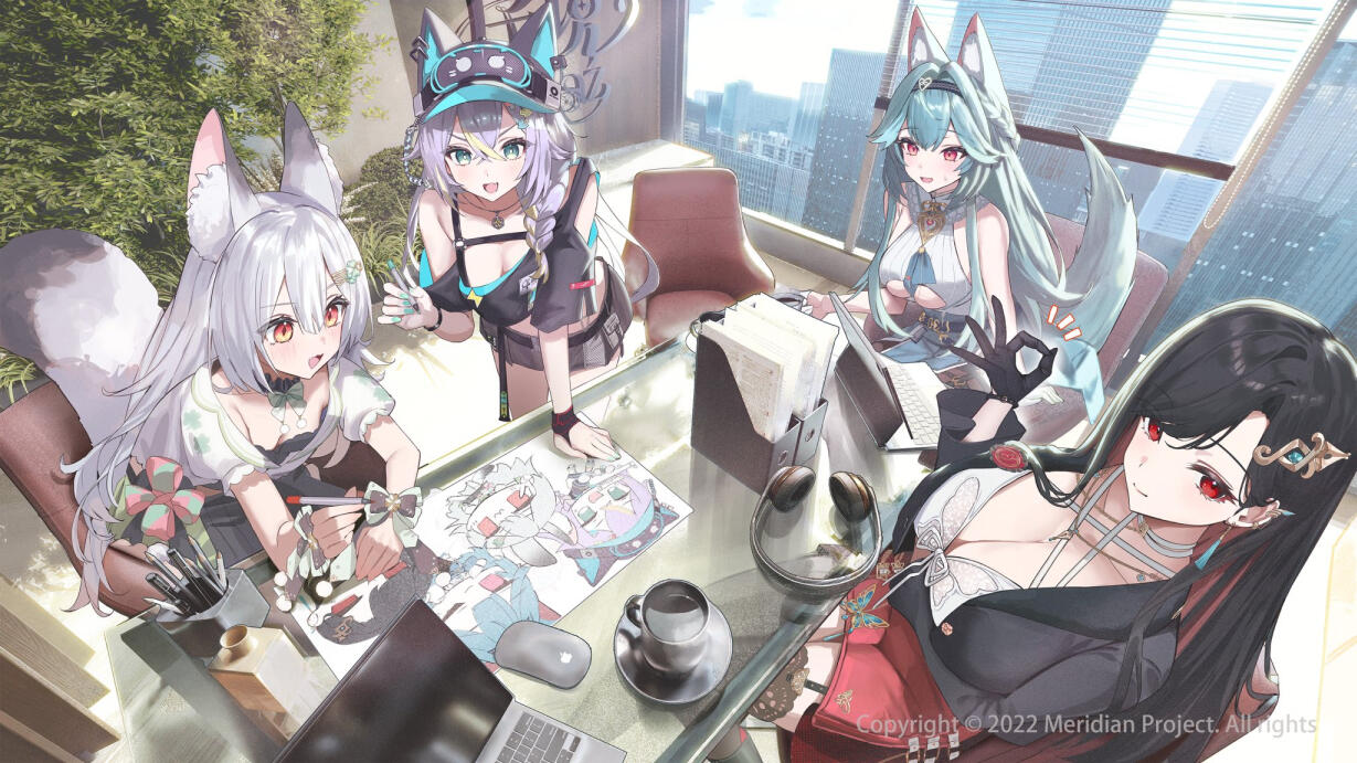 『序境 TeRaź - デビューカウントダウンイラスト』(Meridian Project)