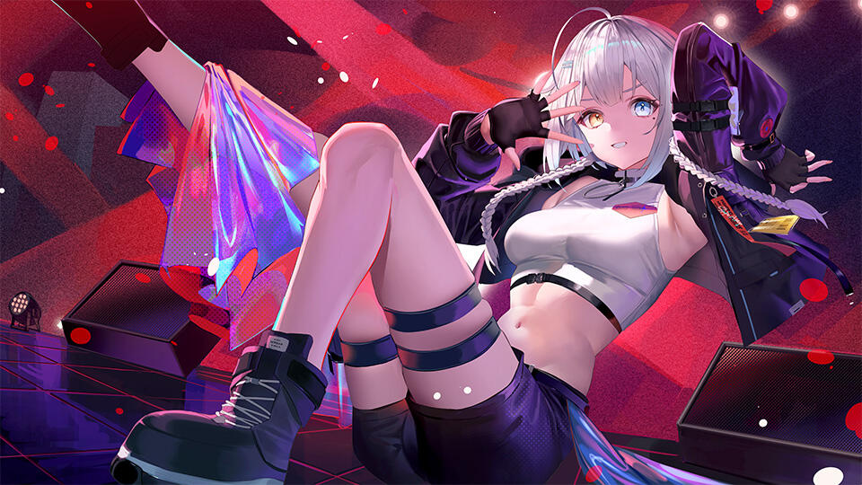 『Fighting My Way』 - Cover動画用イラスト